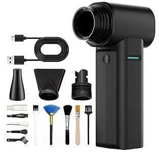 Compressed Duster, High-Power Duster with Brushless Motor, 4-Gear Adjustable ...