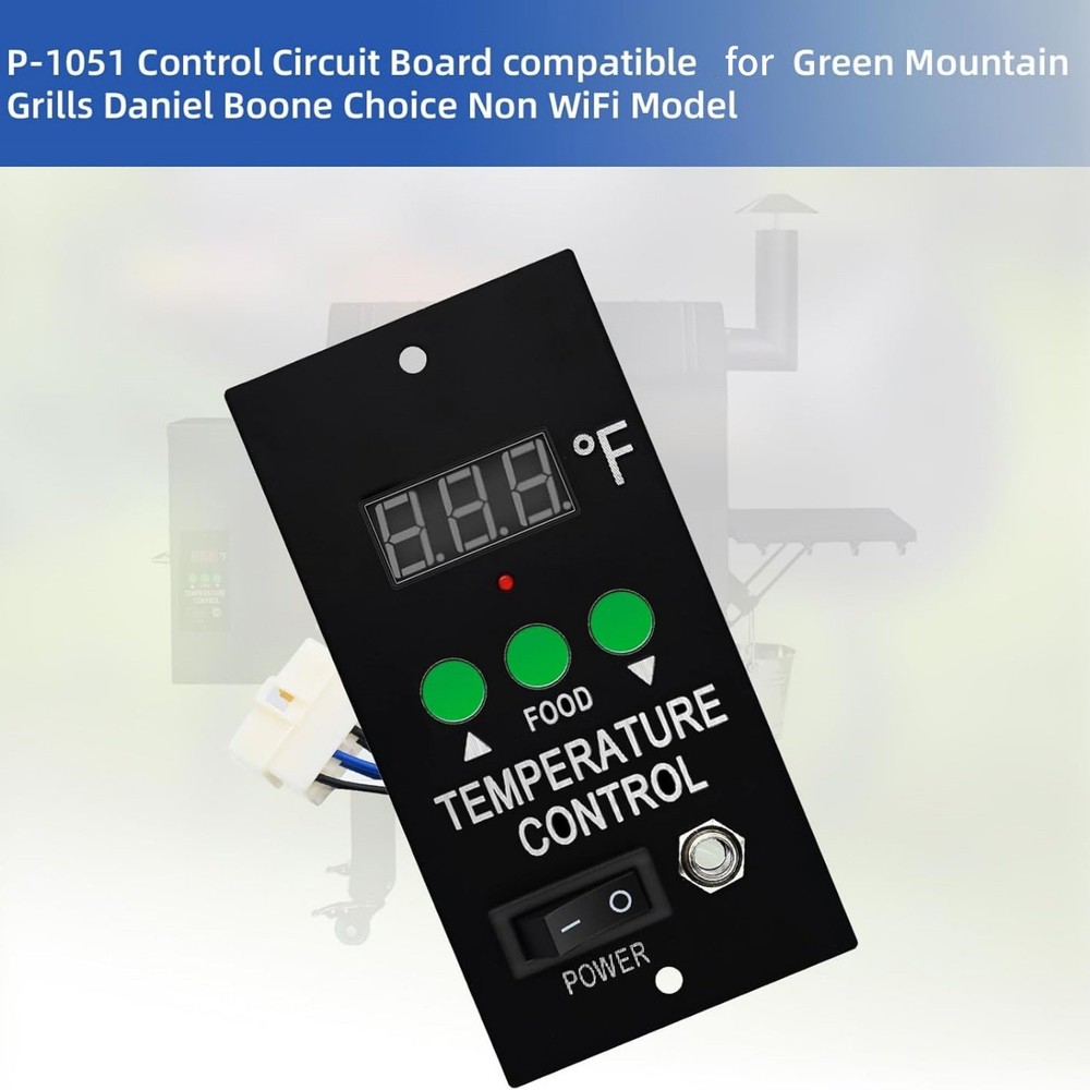For Green Mountain Grills GMG Daniel Boone Non-WiFi Control Board Replacement