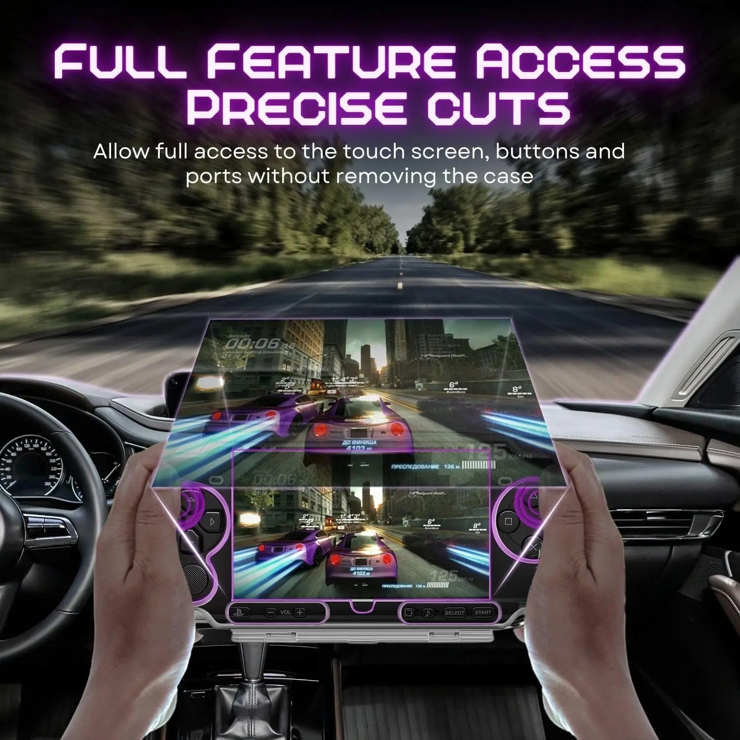 Clear Anti-dust Hard Skin Case Protector Cover for Sony PSP 2000 3000 Console