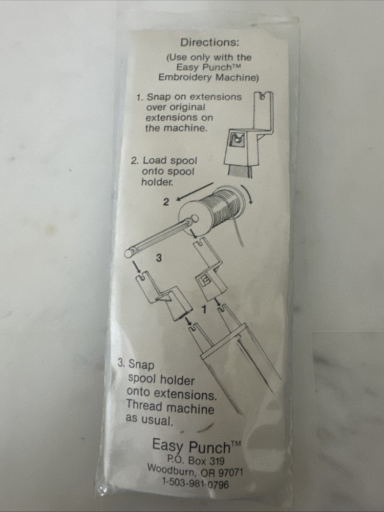 New Easy Punch Large Spool Holder For Automatic Embroidery Machine 8603