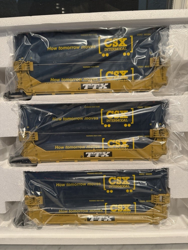 MTH 20-20395 CSX O Scale Premier AC4400 Diesel Twin-Stack Freight Set