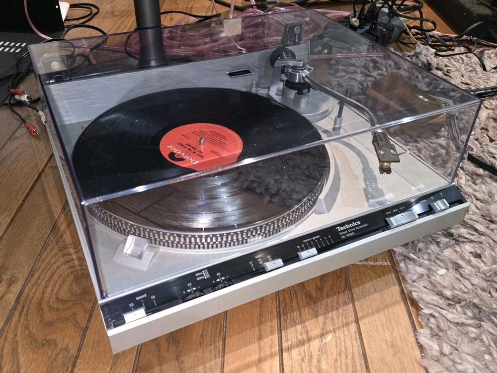 Technics SL-3350 Stacking Turntable Fully Serviced All Spindles Pickering Cart!