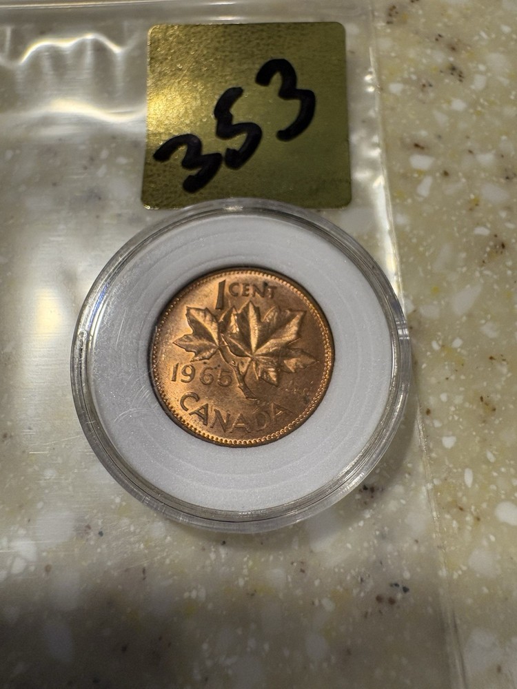 1965 Canada 1 Cent: CIRCULATED