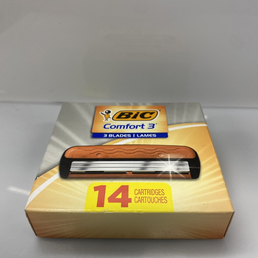 BIC Comfort 3 Refillable Refill Razor Cartridges, Three-Blade Disposable 14
