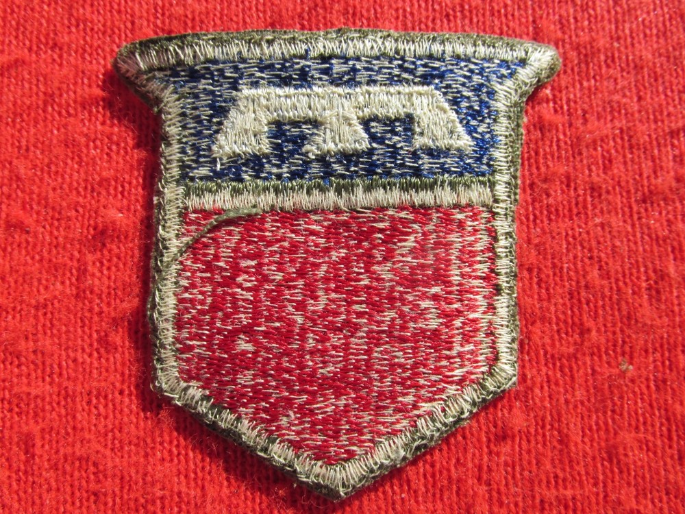 US Army 76th Division patch cut edge fully Embroidered no glow
