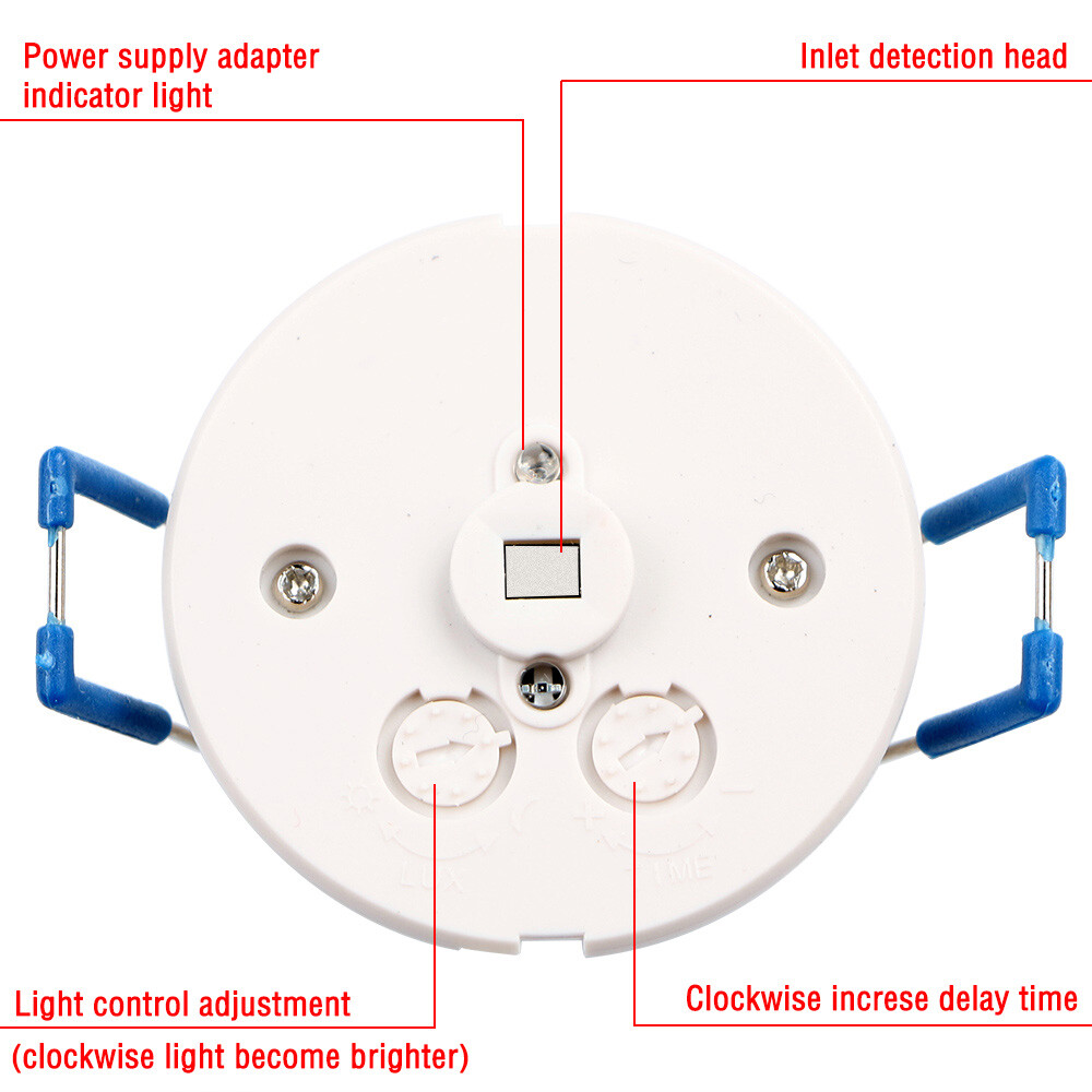 Mini Motion Sensor Switch Ceiling Mount PIR Infrared Movement Detector