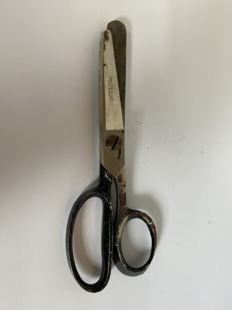 Vintage Compton U-Set R2434 9 Inch Large Fabric Shears Scissors
