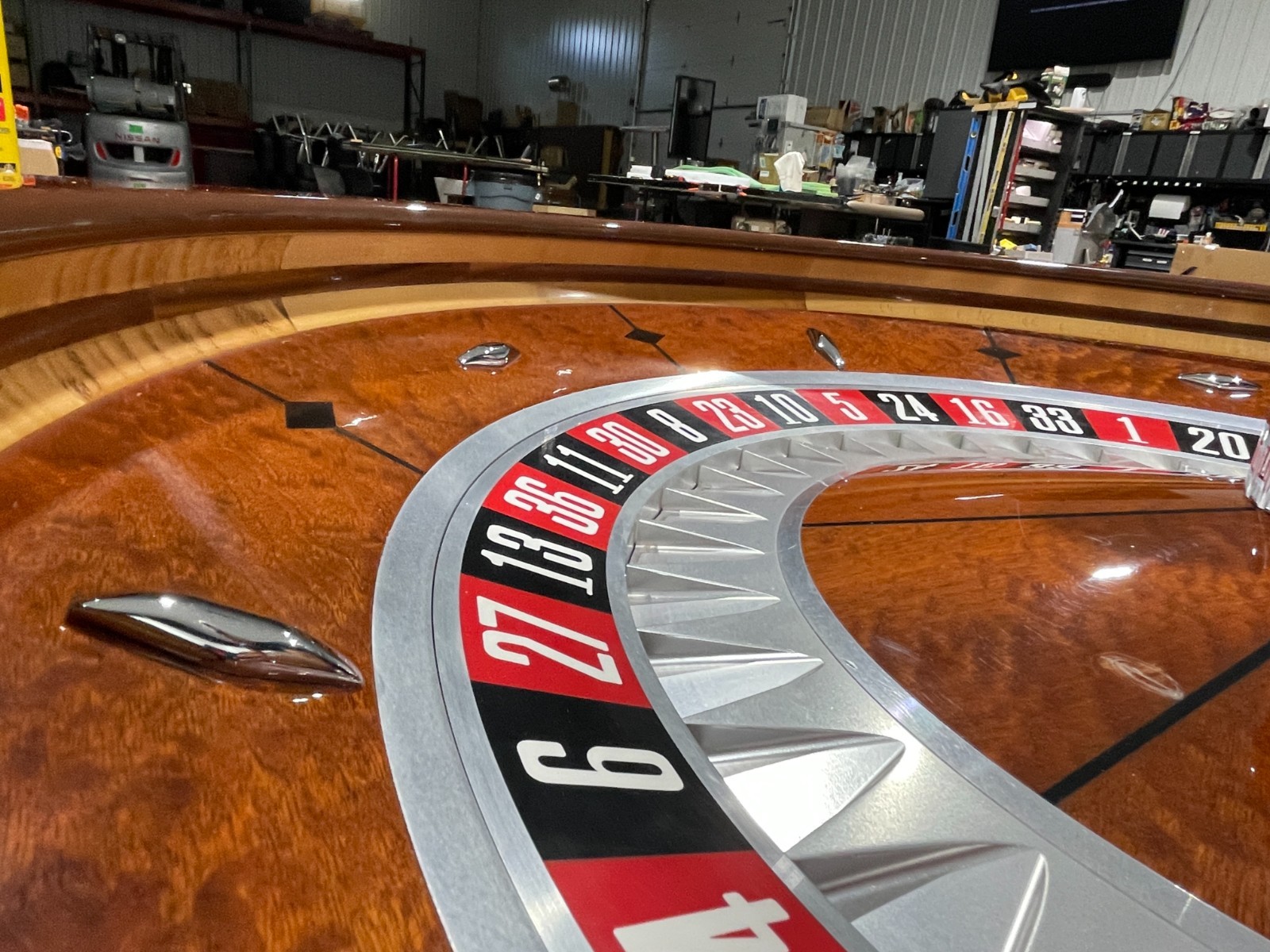 Roulette Saturn Wheel 32" Single 0 John Huxley (shipping-freight FREE) #12857