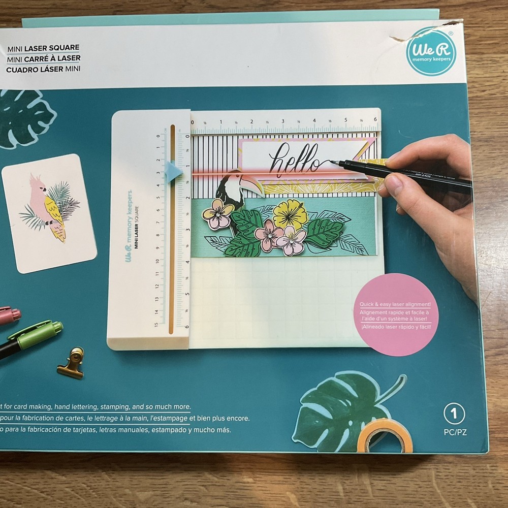 EUC We R Memory Keepers Mini Laser Square Crafting Scrapbooking