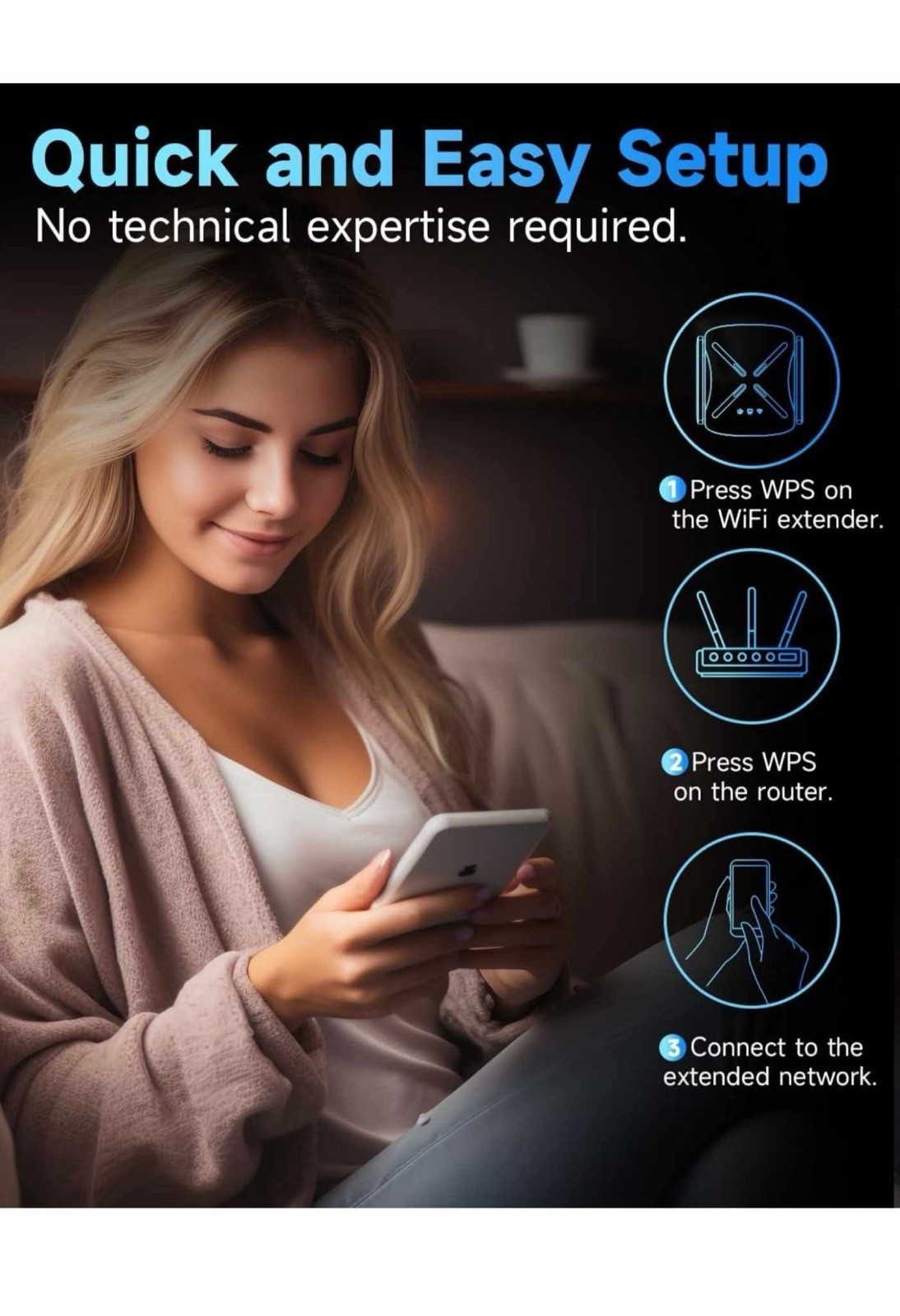 2025 Wifi Extender Signal Booster New Gen Wifi 6 Repeater