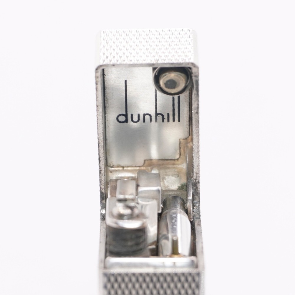 Dunhill Mini Lighter Silver Barry Pattern_Ultrasonically cleaned