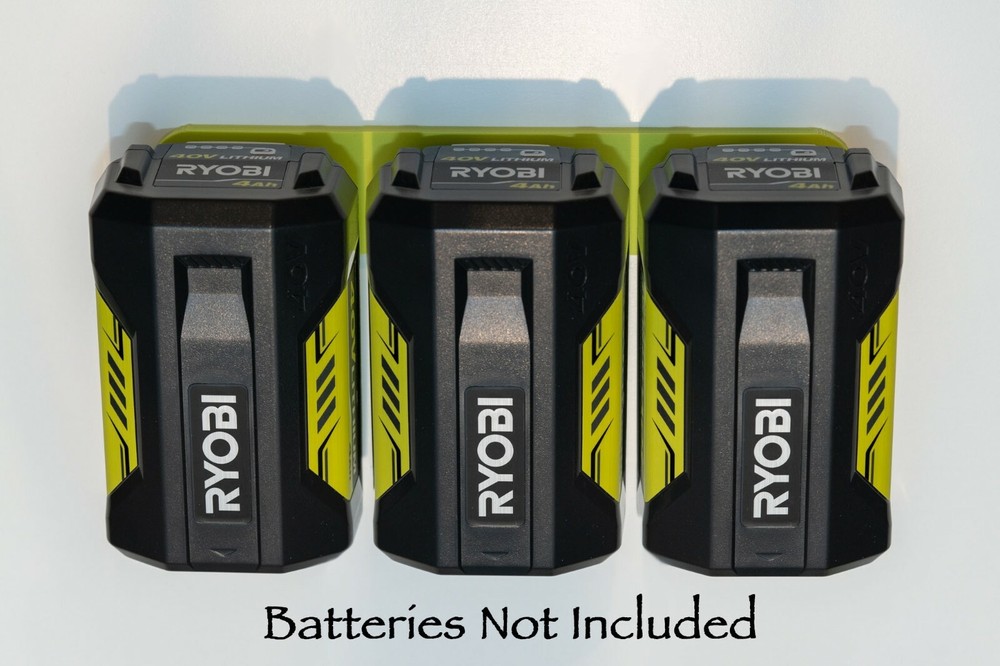 Ryobi 40v Battery wall mount / holder - Original design