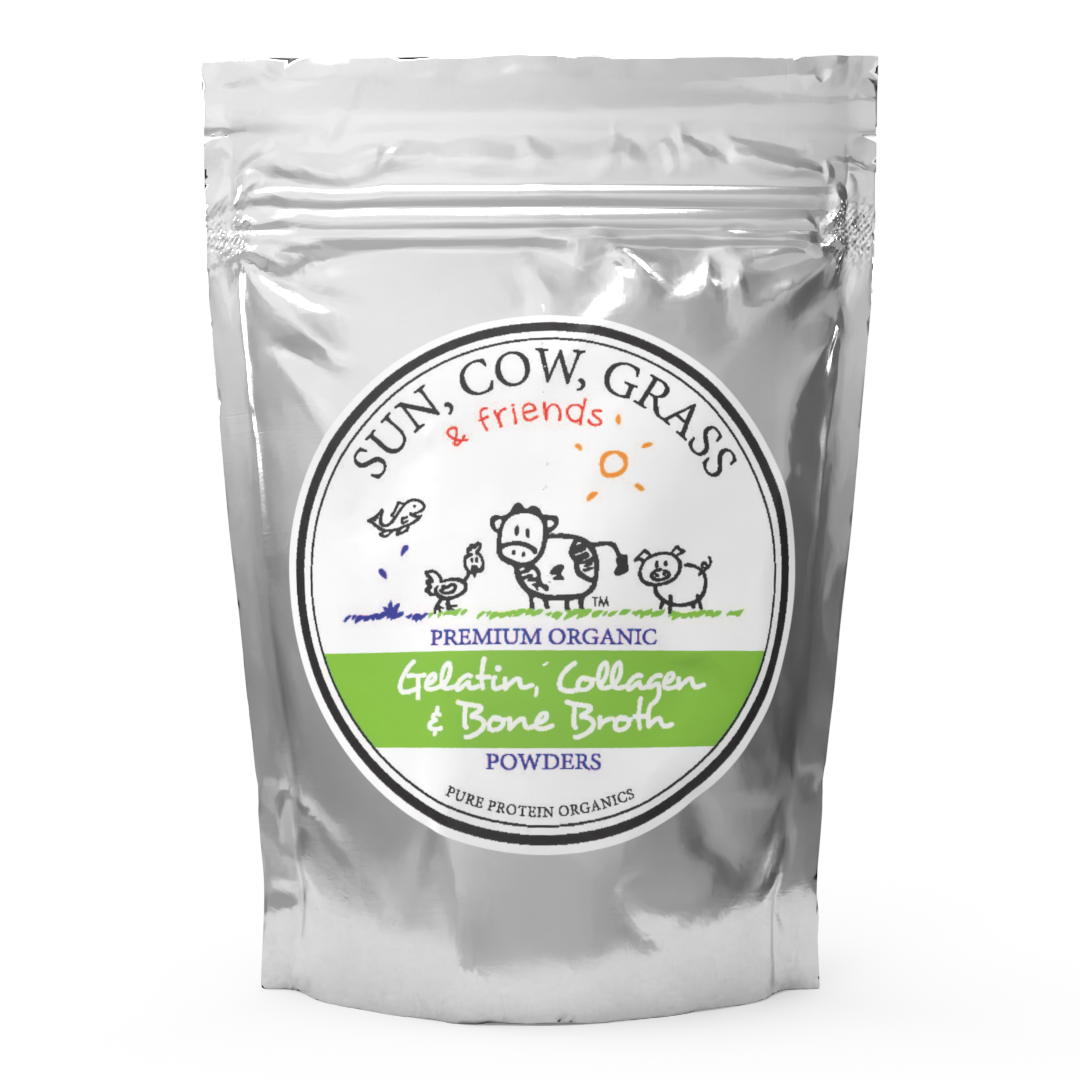 Chicken Bone Broth Collagen Powder - Pure Organic Protein - Free-Range