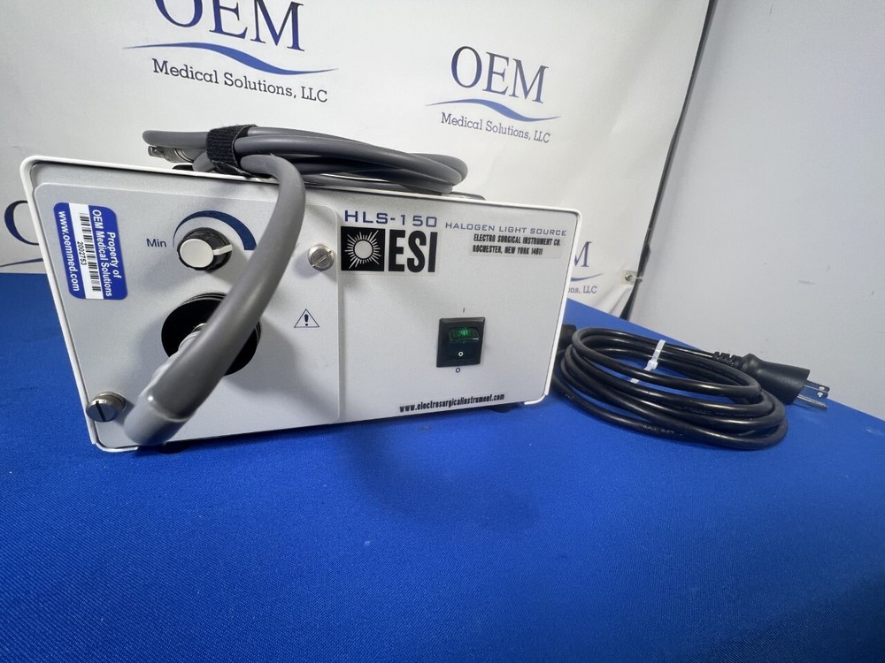 ESI ELECTRO - SURGICAL HALOGEN LIGHT SOURCE HLS-150 TESTED!!!