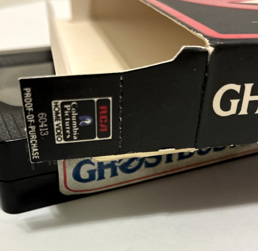Ghostbusters VHS 1984 Early Release