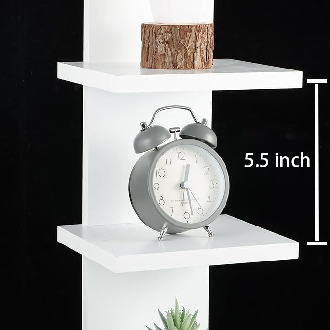 2 Pack 7 Tier Wall Shelf Unit - Lack Floating Shelf, Compact Display Floating...