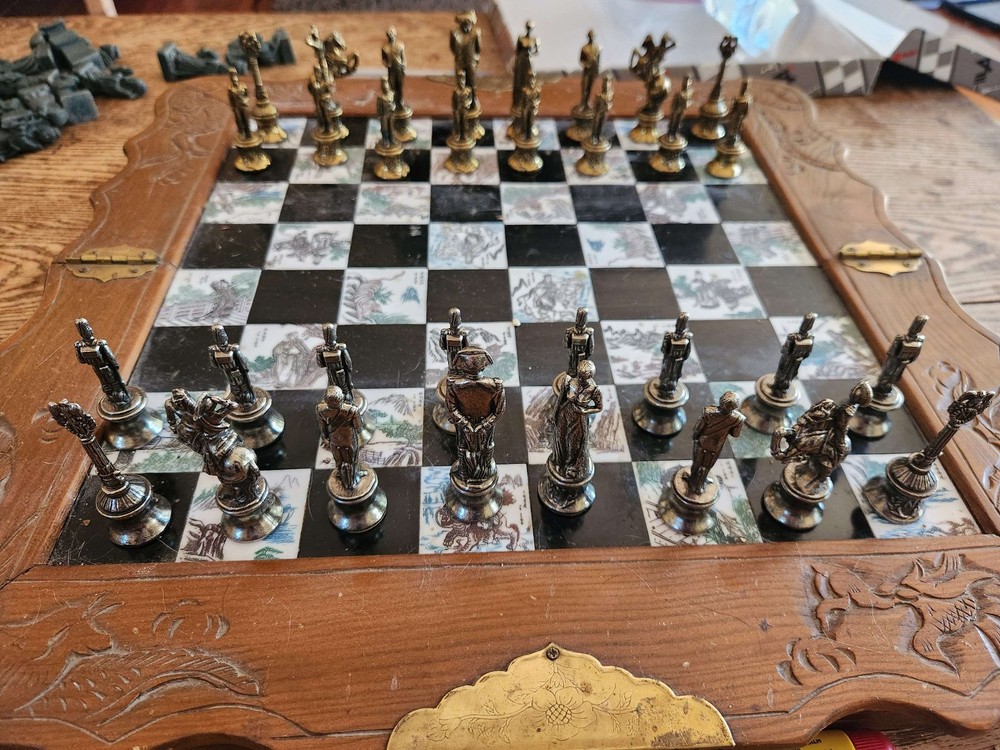 Itafalma Napoleon Metal Chess Set