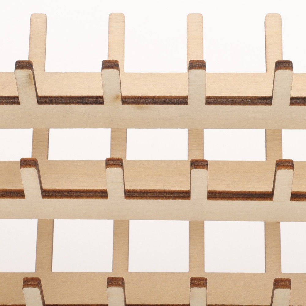 Thread Spool Storage Rack for Sewing Accessories Durable Wooden Design