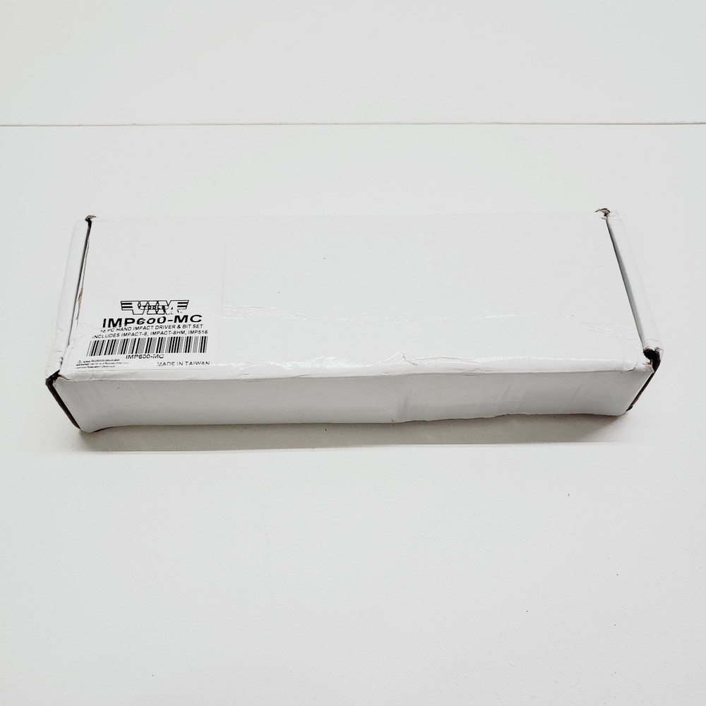 VIM Tools IMP600-MC Hand Impact Driver with 16 Impact Bits