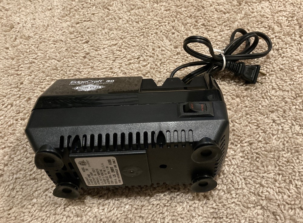 Electric Edgecraft- Diamond Hone Sharpener Model 30 Black (Tested)
