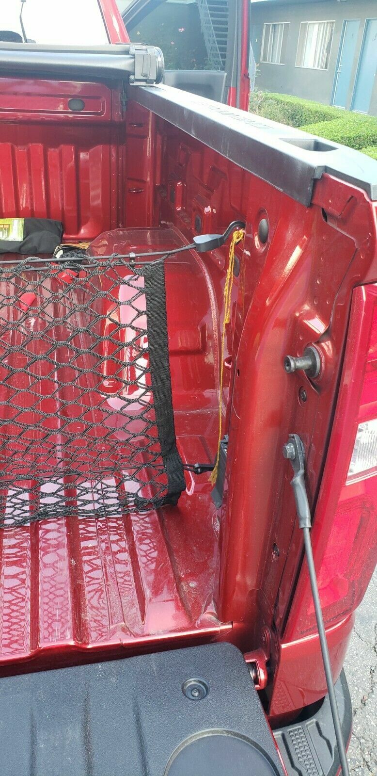 Rear Trunk Envelope Style Cargo Net for CHEVY SILVERADO GMC SIERRA 2013-2024 New