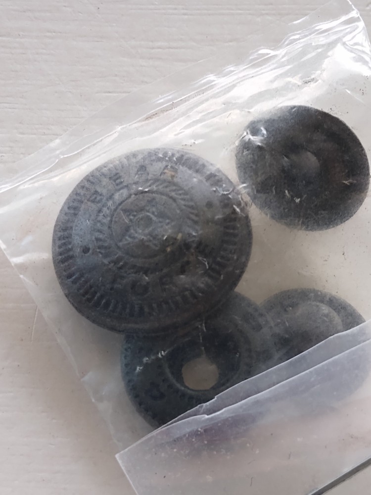 Vintage Bear Force snap button set - New in sealed package