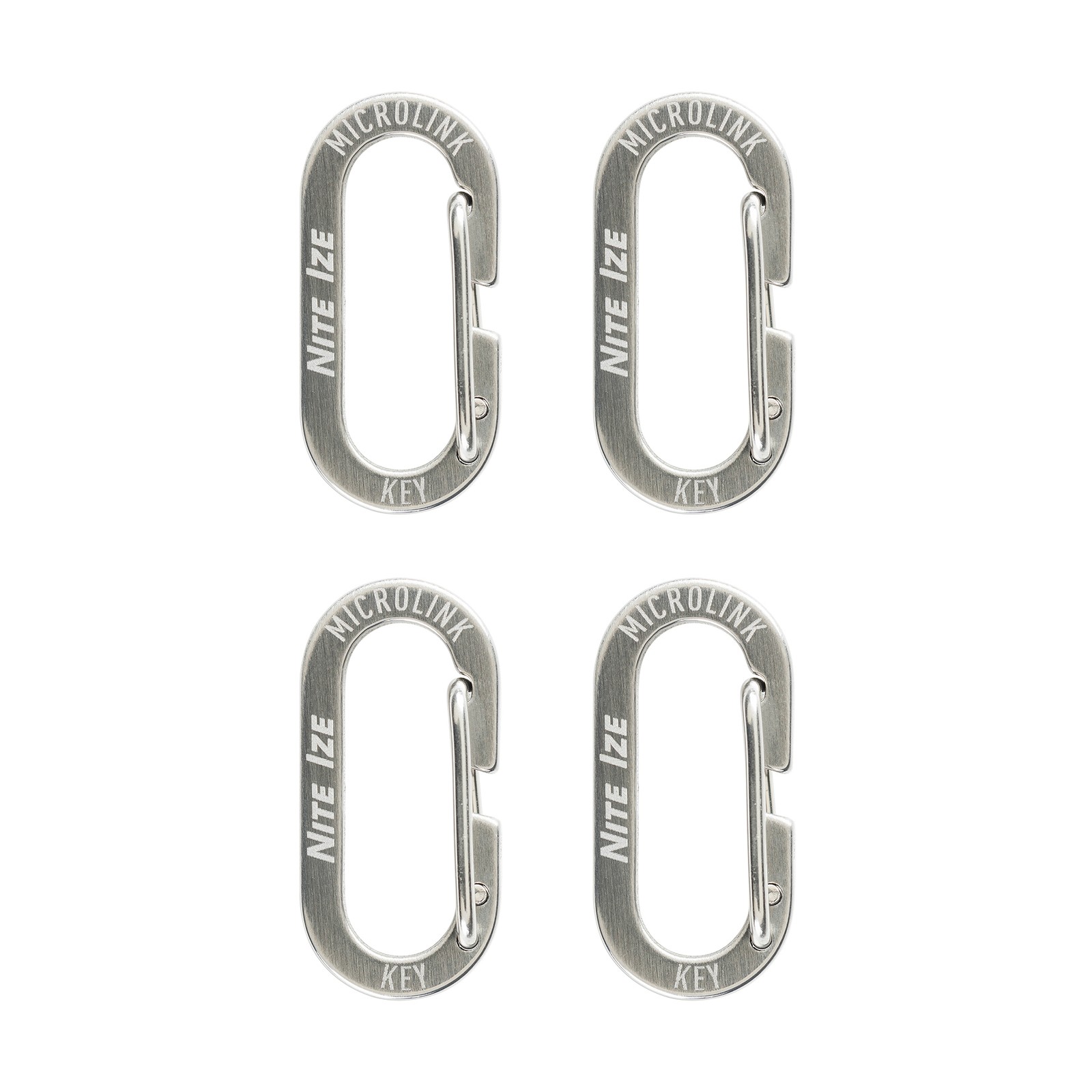 Nite Ize 4-Pack MicroLink Stainless Steel Carabiner