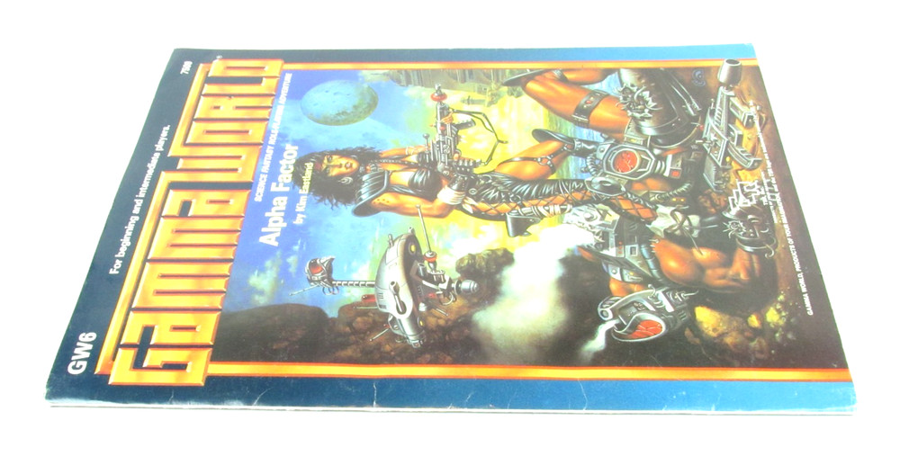 Gamma World GW6 Alpha Factor 1986 TSR7509 Original Has Map