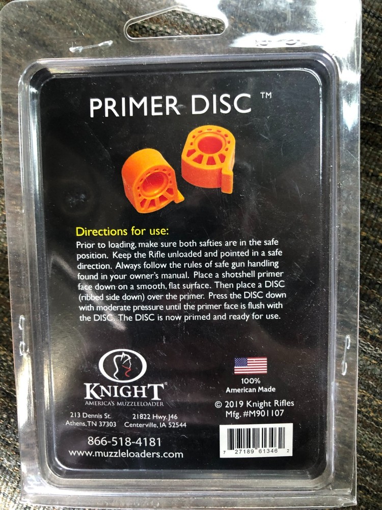 Knight Orange Primer Disc 100 Pack~ M901107