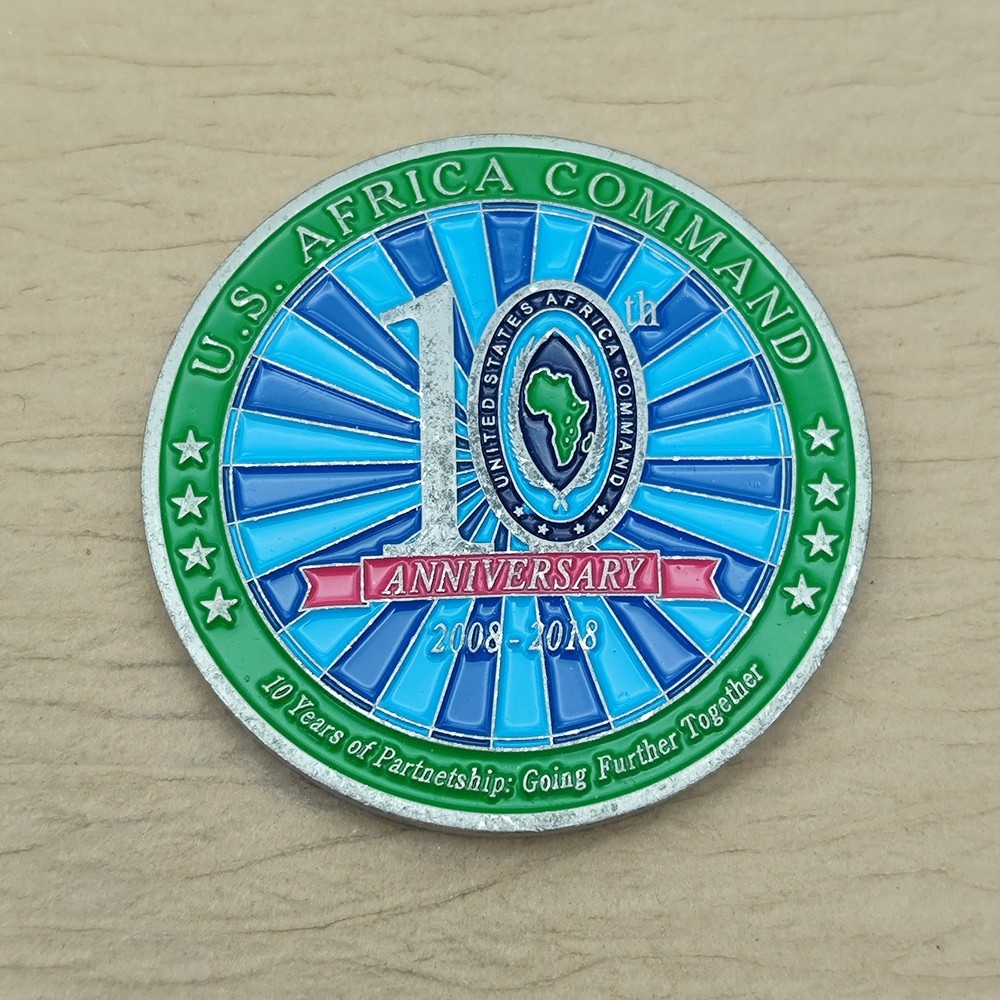 Us Africa Command 10 Anniversary Challenge Coin