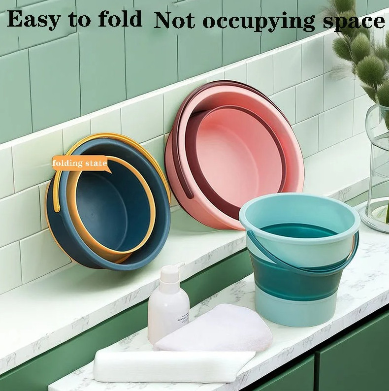 Portable Folding Water Bucket – Multi-Functional Collapsible Bucket for Car Wash