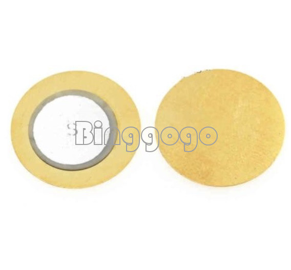 20/50/100pcs 15mm Piezo Elements Sounder Sensor Trigger 15mm Drum Disc