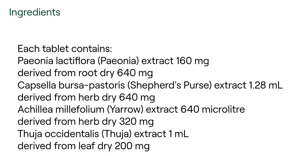 MediHerb FibroFem 75 Tablets