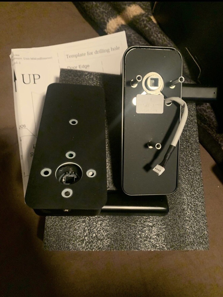 BEBASIA Fingerprint Lock, Keyless Entry Door Lock Digital Free App, Fobs, Code