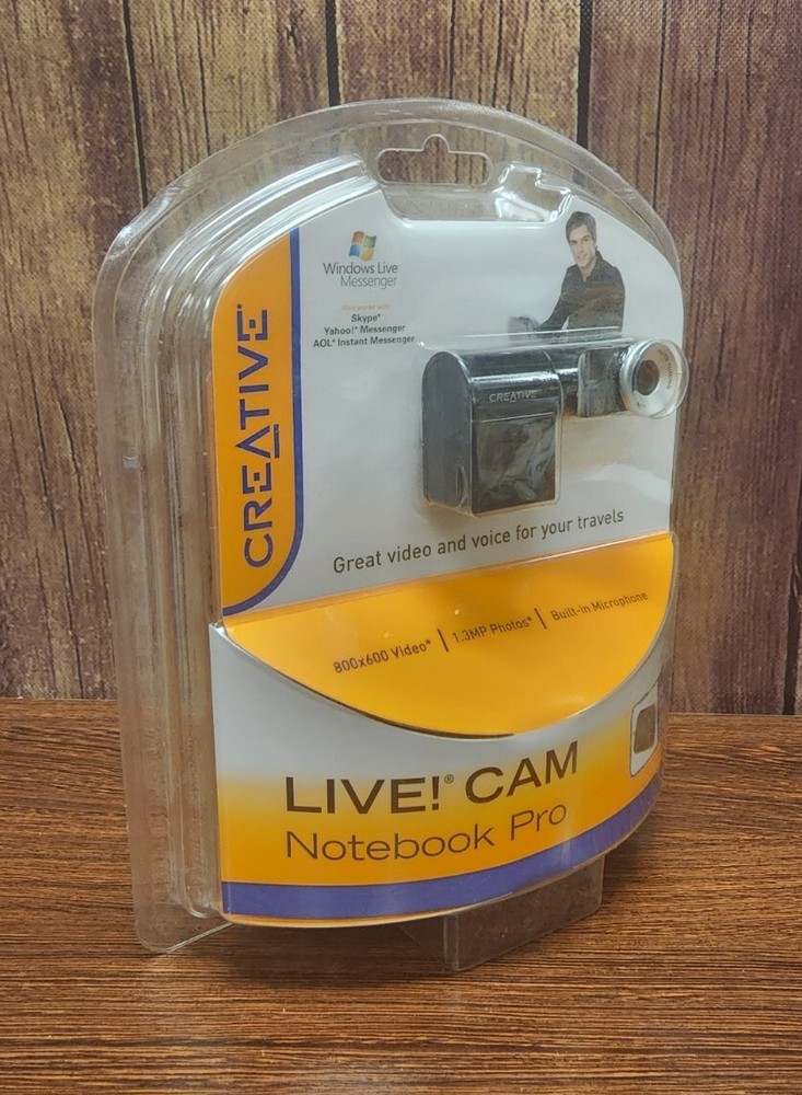 Creative Live! Cam Notebook Pro VF0400A - Webcam - Brand New NOS - XP/Vista!