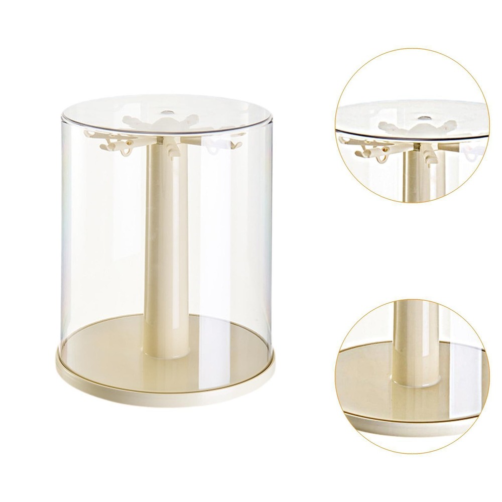 Clear Display Case for Figures Showcase Container Portable Dustproof Display