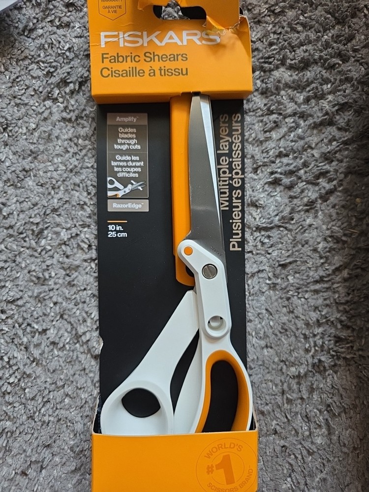 Fiskars Amplify Mixed Media Shears Scissors, 10"