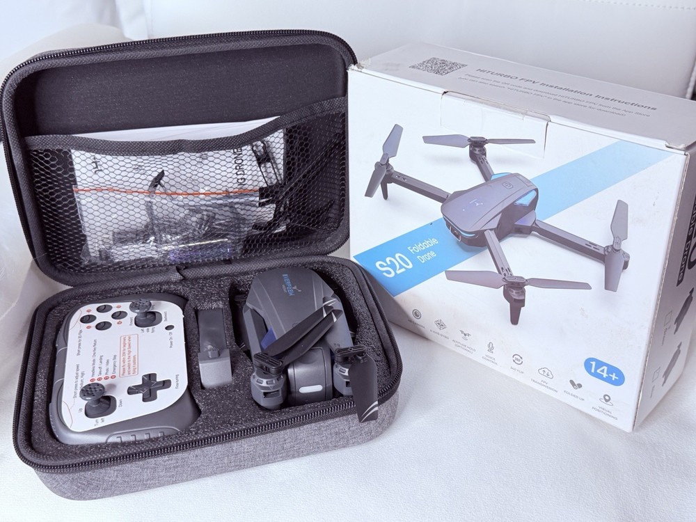 OVERFLYEN S20 Foldable Drone Quadcopter With Camera Visual Positioning Toy Grade