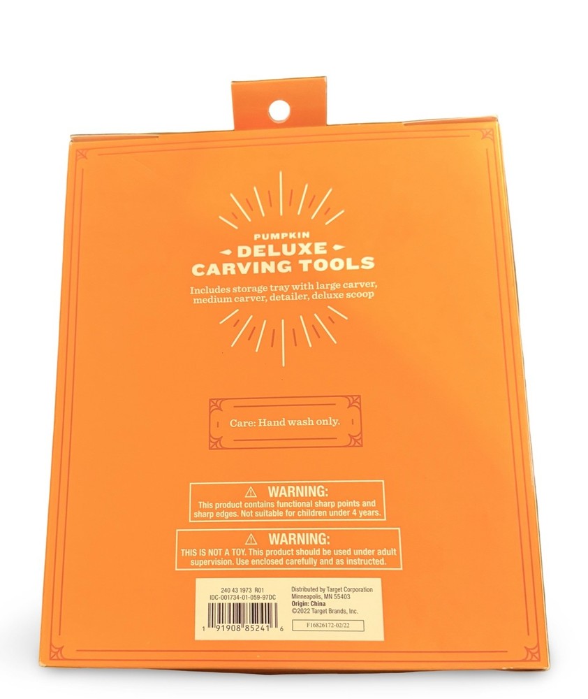 New Hyde and Eek Halloween Pumpkin Deluxe Carving Tools / 4 Tools