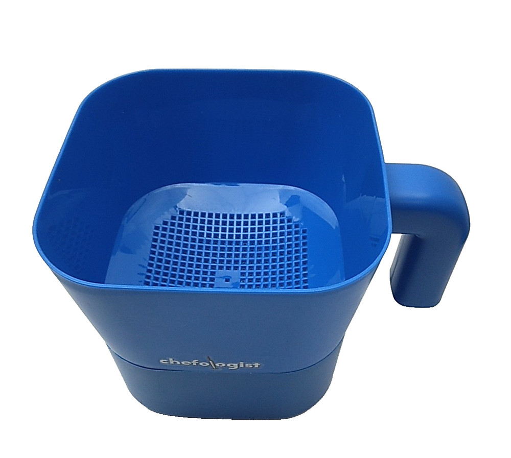 Chefologist Multi-Purpose Strainer & Steamer with Lids -Blue