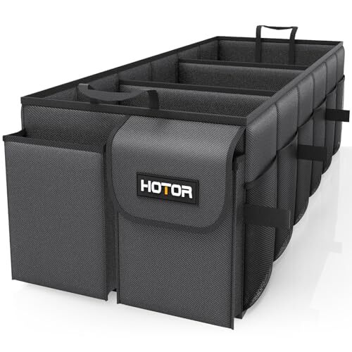 Folding Car Trunk Organizer, Black