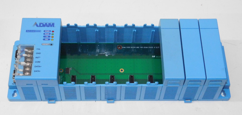 Advantech ADAM 5000E 8 Slot Data Acquisition Module Chassis Card Rack Unit 5108