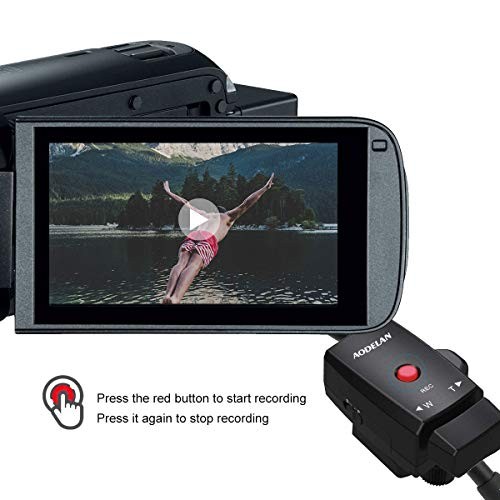 Camcorder Zoom Controller Lanc Video Camera Remote Control with 2.5mm Jack