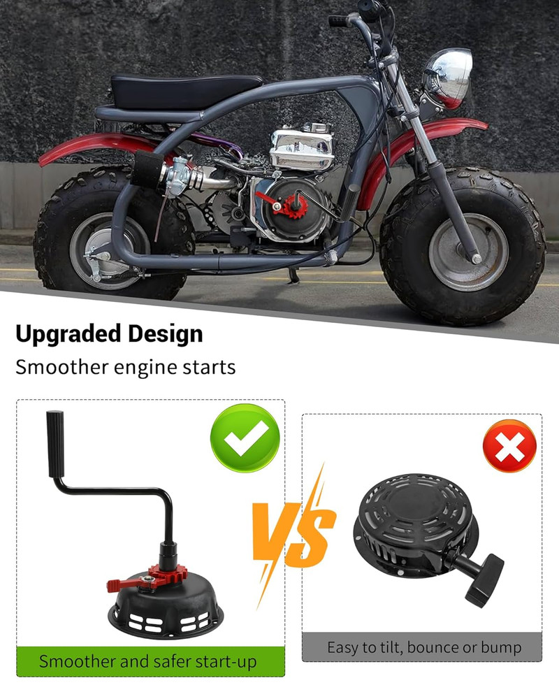 Upgrade Easy Quick Fast Pull Start Recoil Starter Assembly Fit for Predator 212,