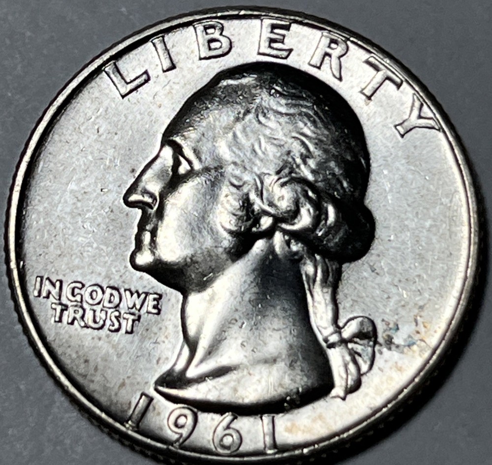 1961 Washington Silver Quarter Errors DDO Uncirculated