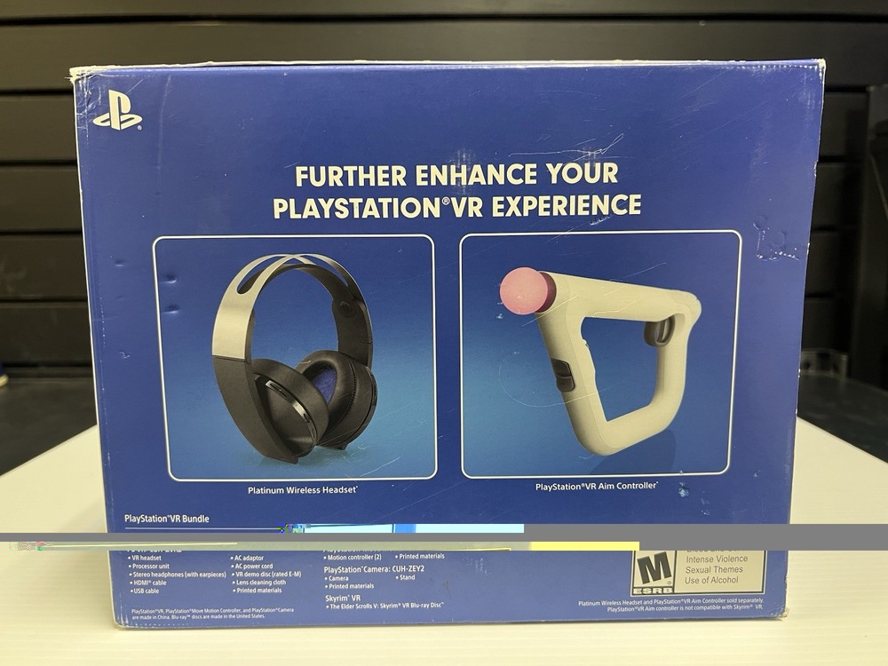 Sony PlayStation The Elder Scrolls V: Skyrim VR Headset Bundle In Box Tested