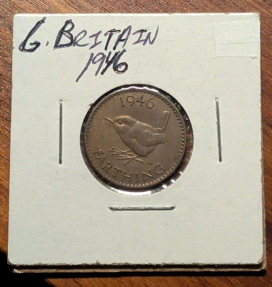 1946 Great Britain Farthing Coin