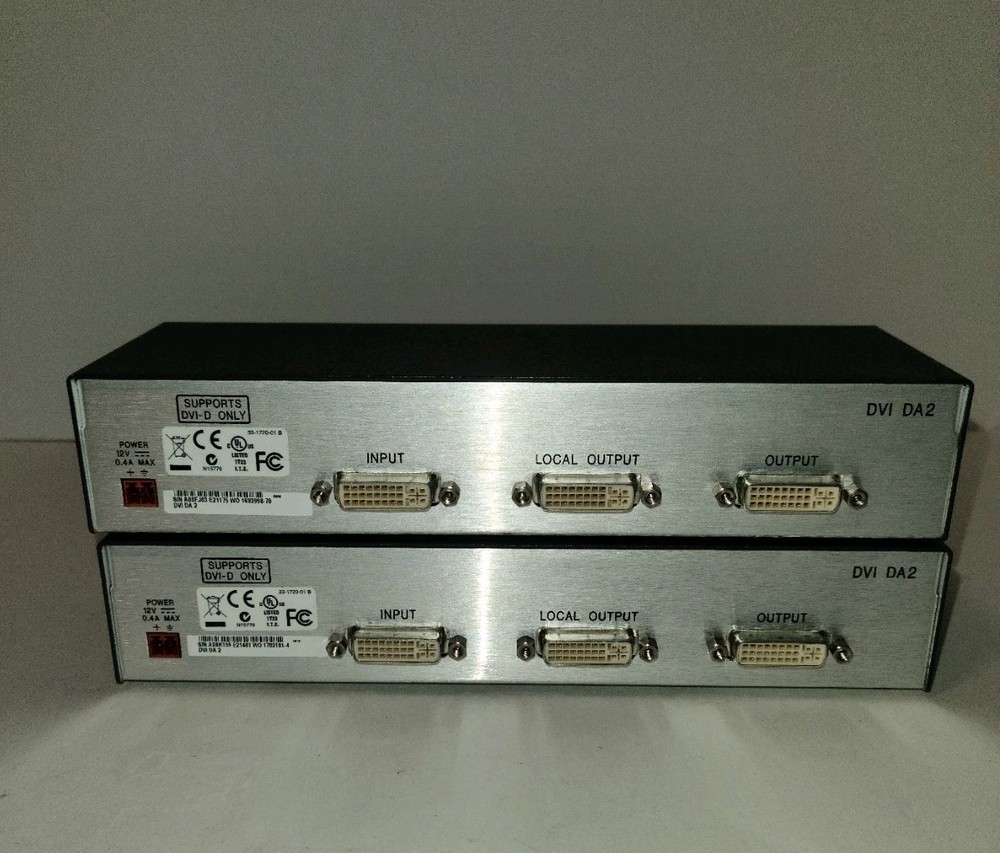 Extron DVI DA2 DVI Distribution Amplifier Two Output Excellent Used Condition