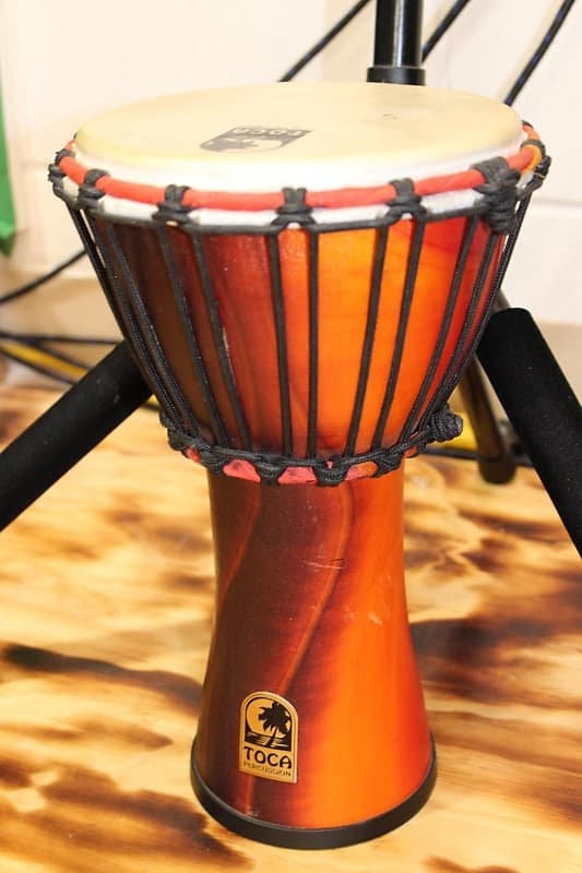 Toca Hand Percussion Red Djembe