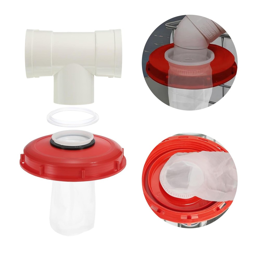 2PCS IBC Lid Filter Nylon Screen Water Tank